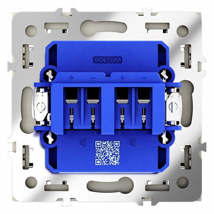 Розетка акустическая без рамки Voltum S70 VLS060305