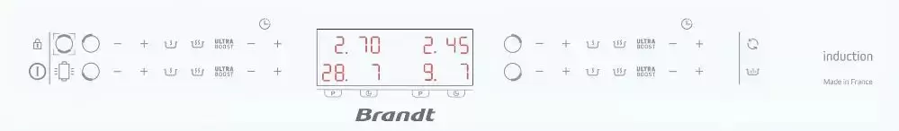 Индукционная варочная панель Brandt BPI264HSW
