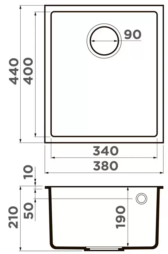 Мойка Omoikiri BOSEN 38-U SA