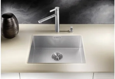 Мойка Blanco Zerox 500-U Durinox® нержавеющая сталь полированная клапан-автомат InFino 521559