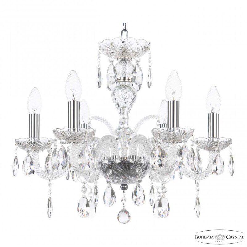 Подвесная люстра Bohemia Ivele Crystal 118 118/6/165 Ni