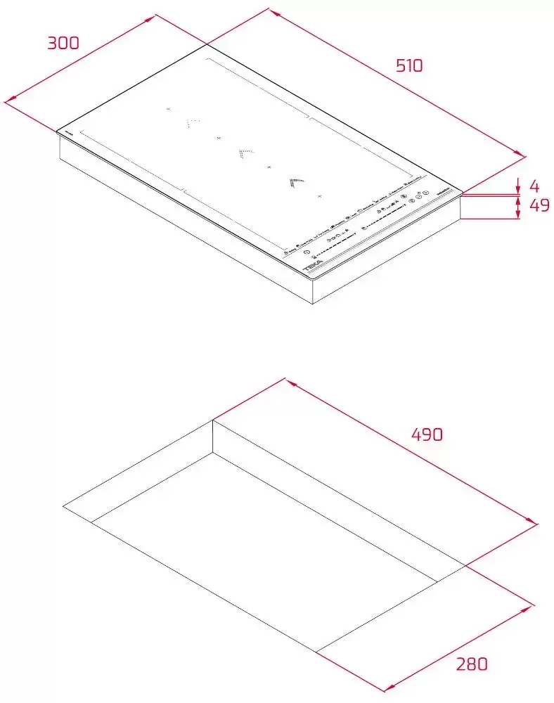Индукционная варочная панель Teka IZS 34700 MST BLACK
