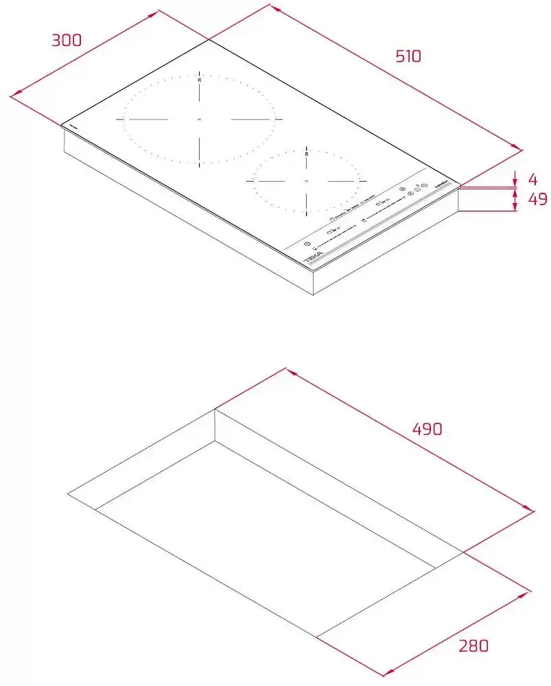 Индукционная варочная панель Teka IZC 32310 MSP BLACK