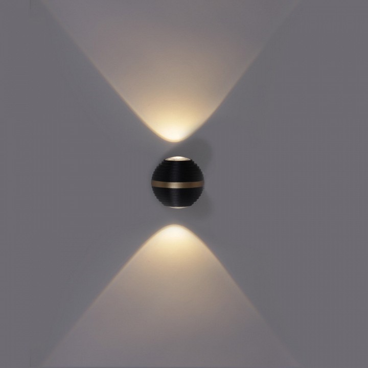 Накладной светильник Reluce  86828-9.2-002TLF LED2*3W BK