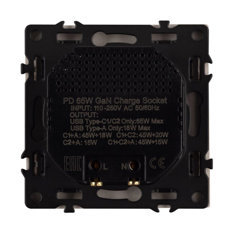 Розетка USB и type C без рамки Arlight NOBE 061836(1)