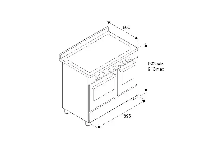 Варочный центр Bertazzoni HER96L2EAVT