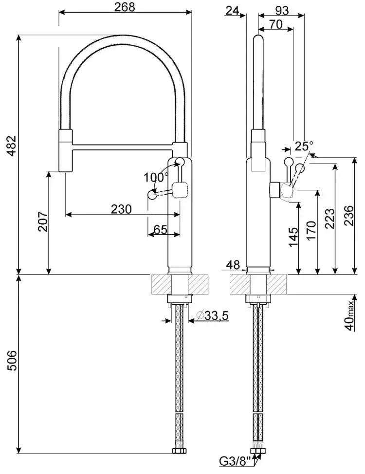 Смеситель Smeg MDF50SS