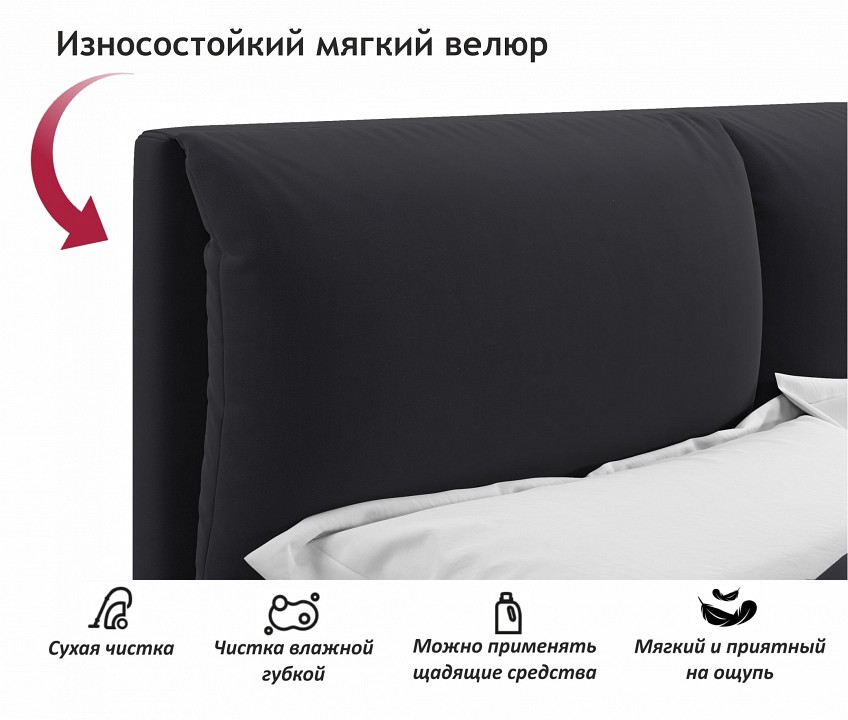 Кровать двуспальная Vita 2000x1600