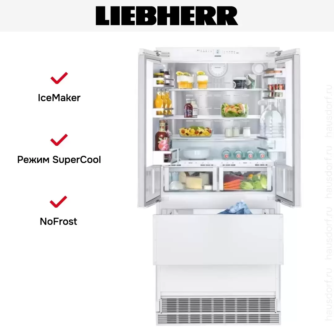 Встраиваемый холодильник Liebherr ECBN 6256 Premium Plus