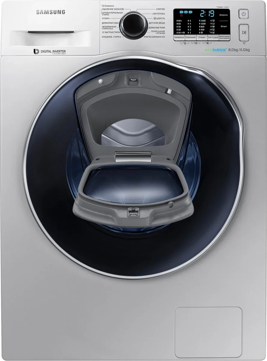 Стирально-сушильная машина Samsung WD 80K5410 OS AddWash