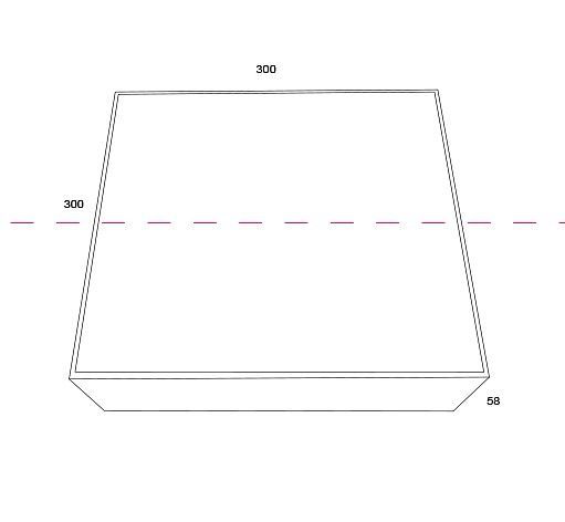 Накладной светильник Maytoni Zon C067CL-L40W4K