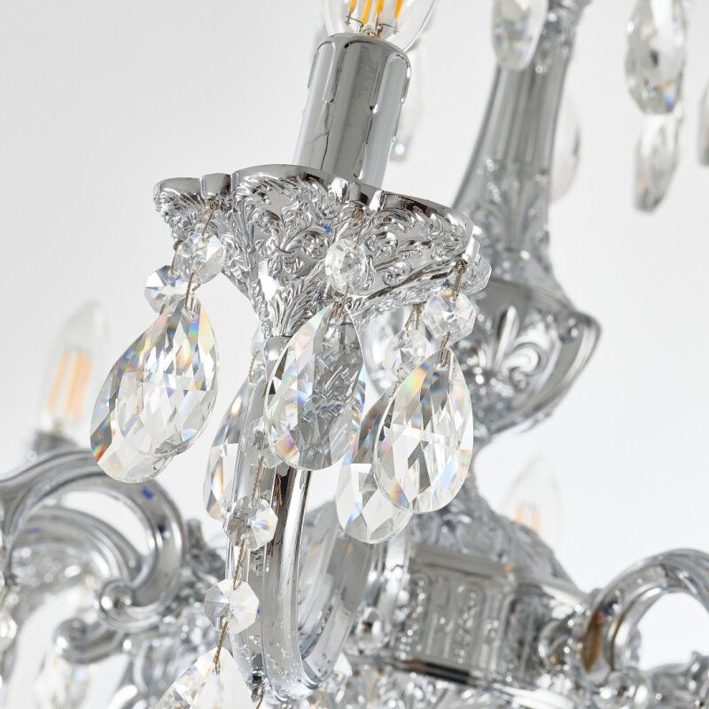 Подвесная люстра Bohemia Ivele Crystal AL7801 AL78101/8/250 B Ni