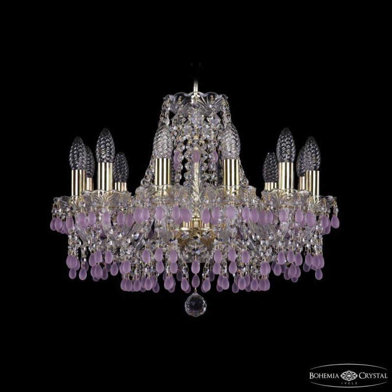 Подвесная люстра Bohemia Ivele Crystal 1410 1410/12/160 G V7010