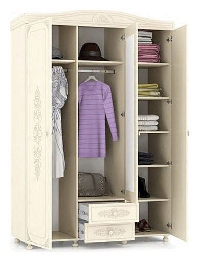 Шкаф платяной Компасс-мебель Ассоль плюс АС-27