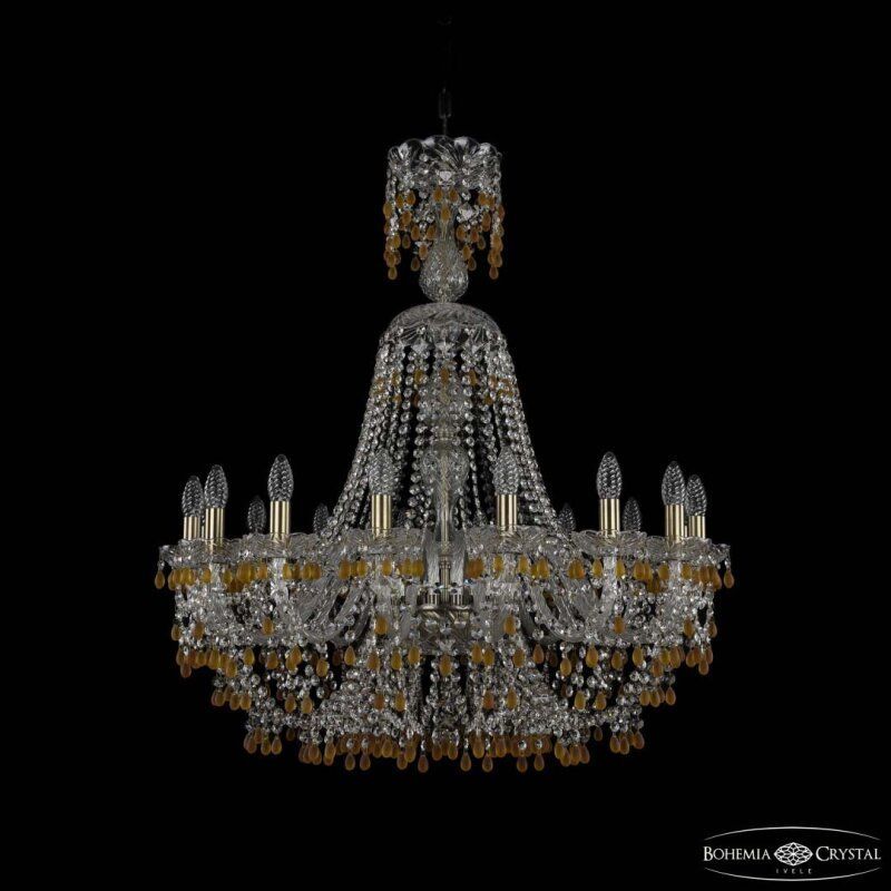 Подвесная люстра Bohemia Ivele Crystal 1410 1410/16/300/XL-95 Pa V1003