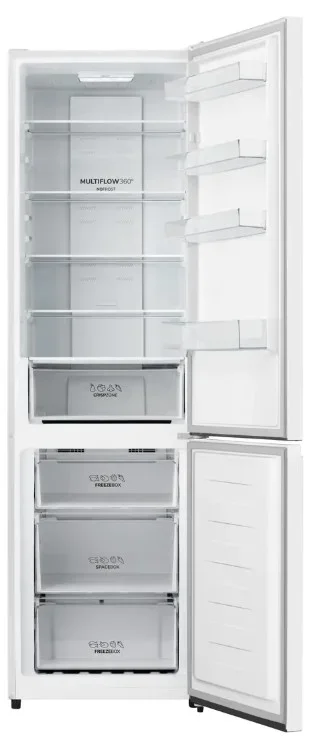 Отдельностоящий двухкамерный холодильник Gorenje NRK620161W4I
