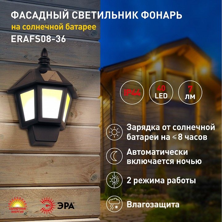 Накладной светильник Эра  ERAFS08-36