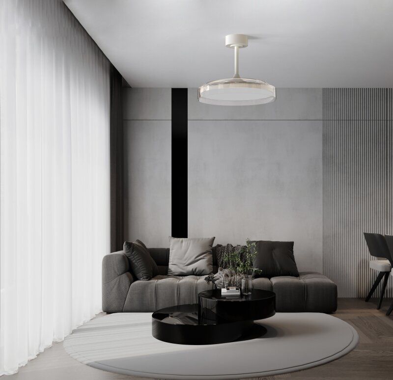 Светильник с вентилятором Mantra GLASS FAN 9525