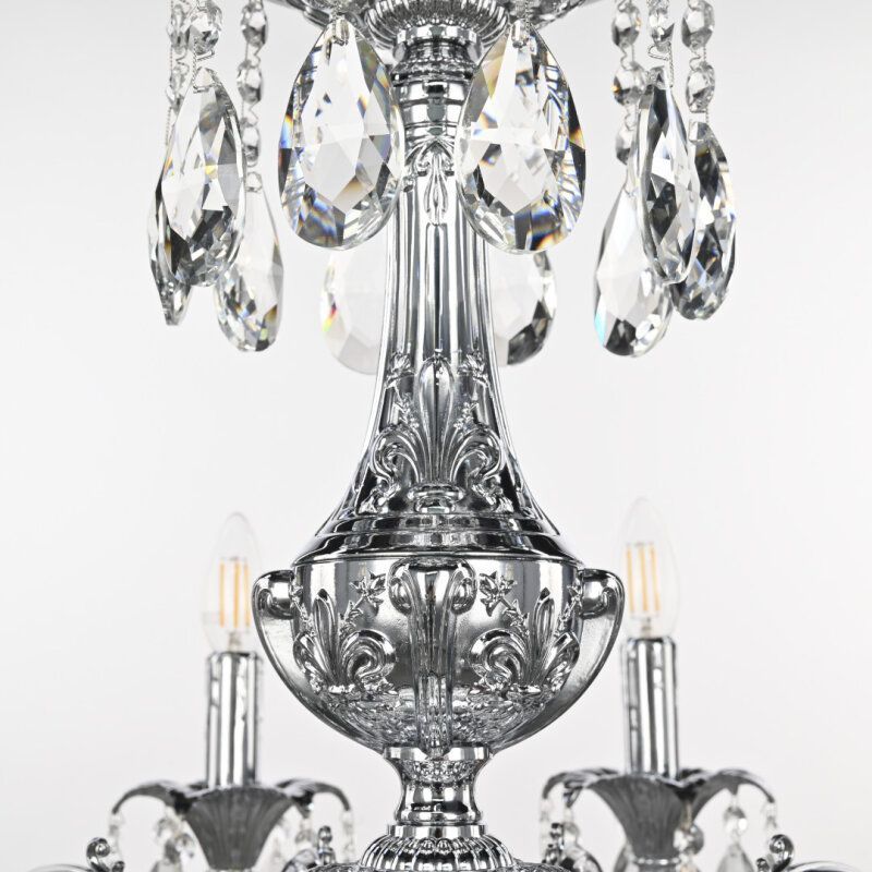 Подвесная люстра Bohemia Ivele Crystal AL7901 AL79101/10/250 B Ni