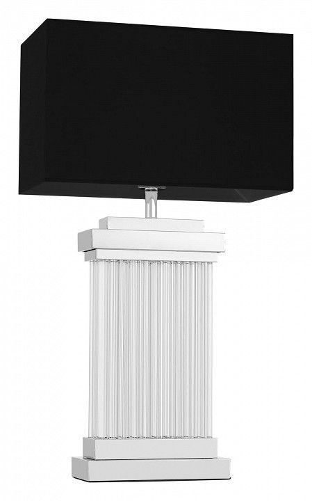 Настольная лампа декоративная LUMINA DECO Davos LDT 310 CHR+BK