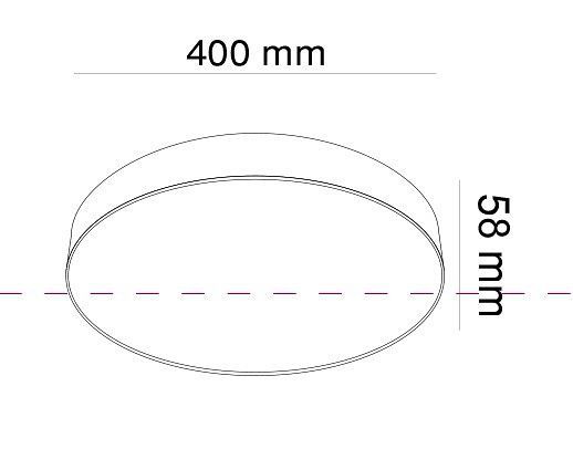 Накладной светильник Maytoni Zon C032CL-L48MG4K