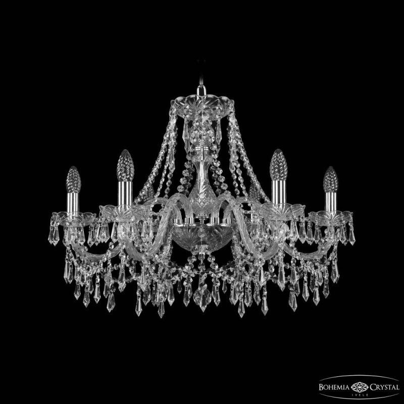 Подвесная люстра Bohemia Ivele Crystal 1403 1403/6/240 Ni