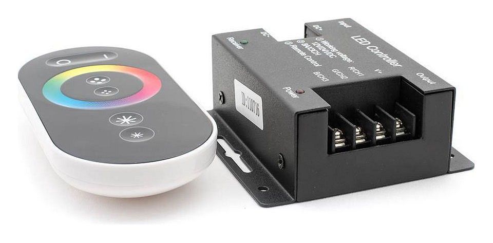 Контроллер-регулятор цвета RGB с пультом ДУ SWG RF RGB RF-RGB-S-24A