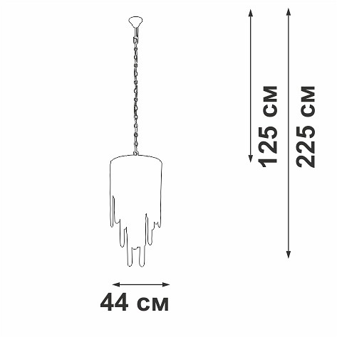 Подвесная люстра Vitaluce V5885 V5885-9/7
