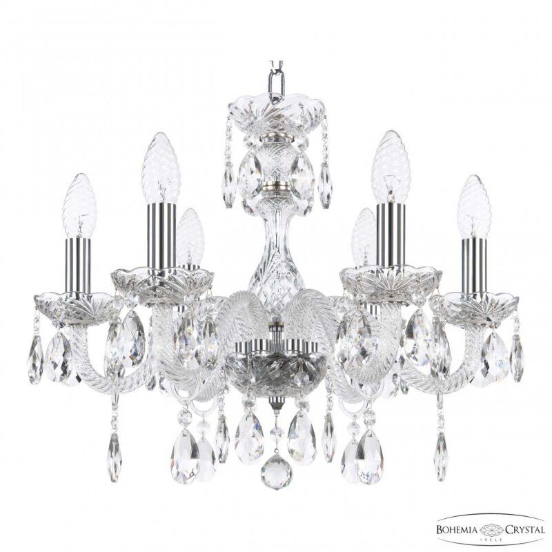 Подвесная люстра Bohemia Ivele Crystal 117 117/6/165 Ni