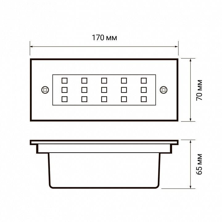 Встраиваемый светильник Jazzway  PWS/R S170070 3W 4000K 30° Сhrome IP65