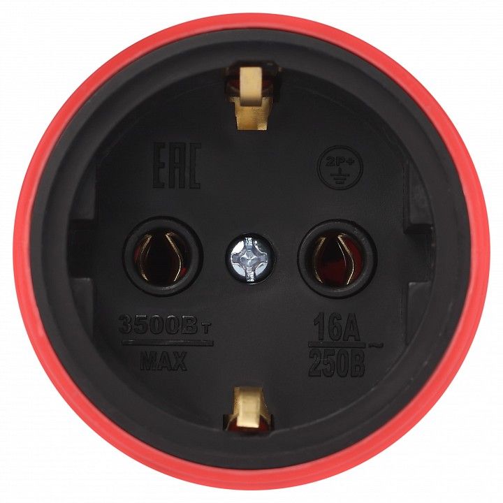 Розетка с заземлением Эра  RX11-R-IP44