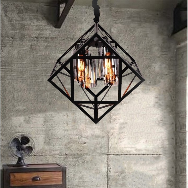 Подвесная люстра LUMINA DECO Brutte LDP 11339-4 BK