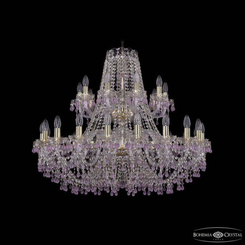 Подвесная люстра Bohemia Ivele Crystal 1410 1410/20+10/360/2d G V7010