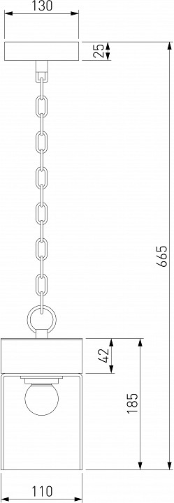 Подвесной светильник Elektrostandard Atrani a062519