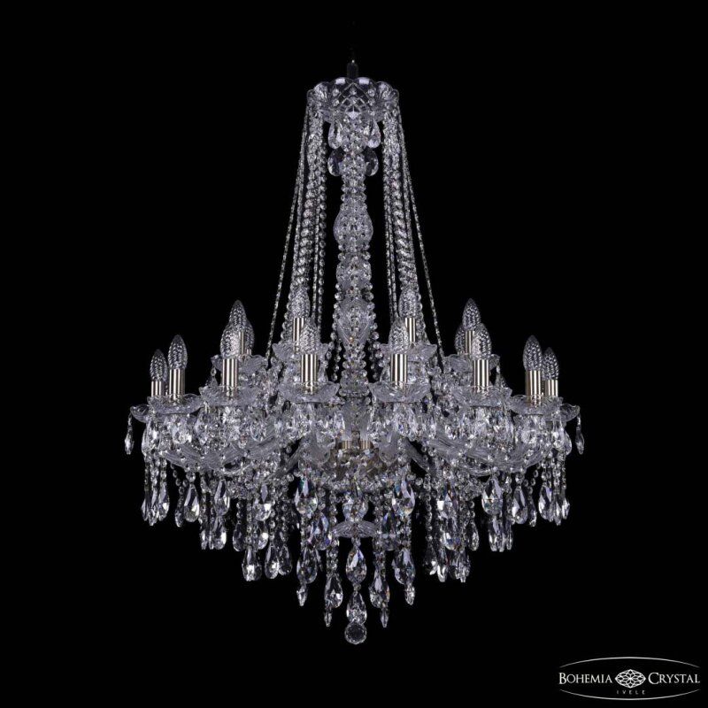 Подвесная люстра Bohemia Ivele Crystal 1415 1415/16+8/300/h-106 Pa
