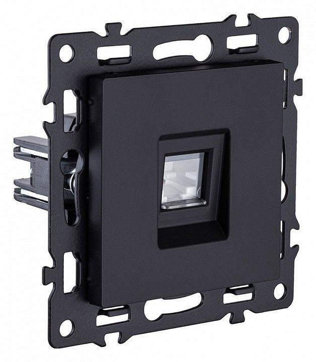 Розетка Ethernet RJ-45 без рамки Kollinger Asthetik AS-017BK