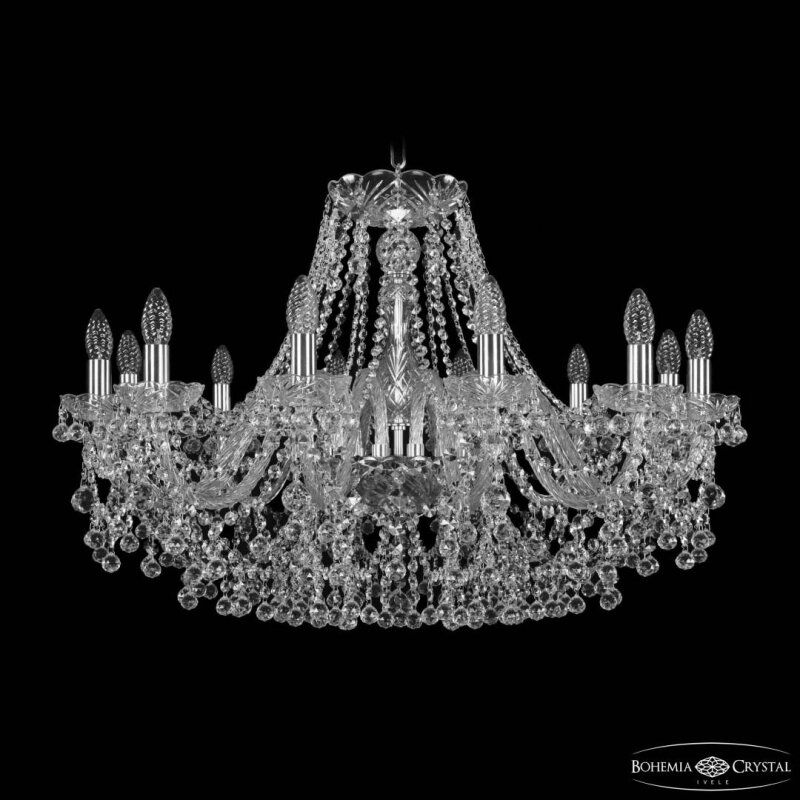 Подвесная люстра Bohemia Ivele Crystal 1409 1409/12/300 Ni