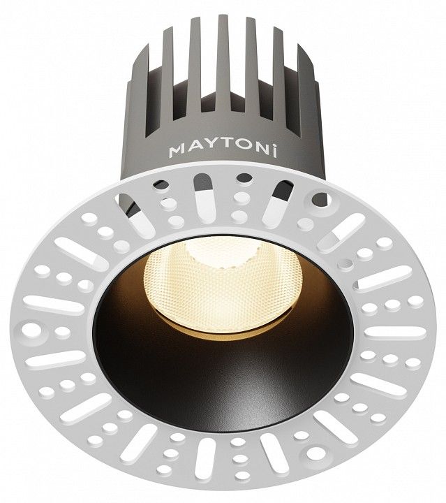 Встраиваемый светильник Maytoni Technical Омут DL121-15W-3K-TRS-B