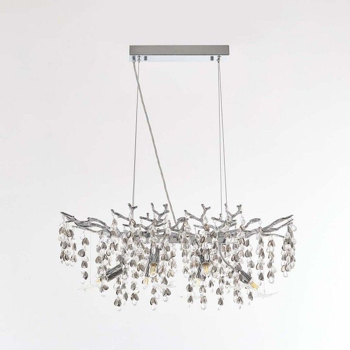 Подвесная люстра Arte Milano Веточка 230210.700.6.E14.H3 CB Clear-Smoky BUT-Clear