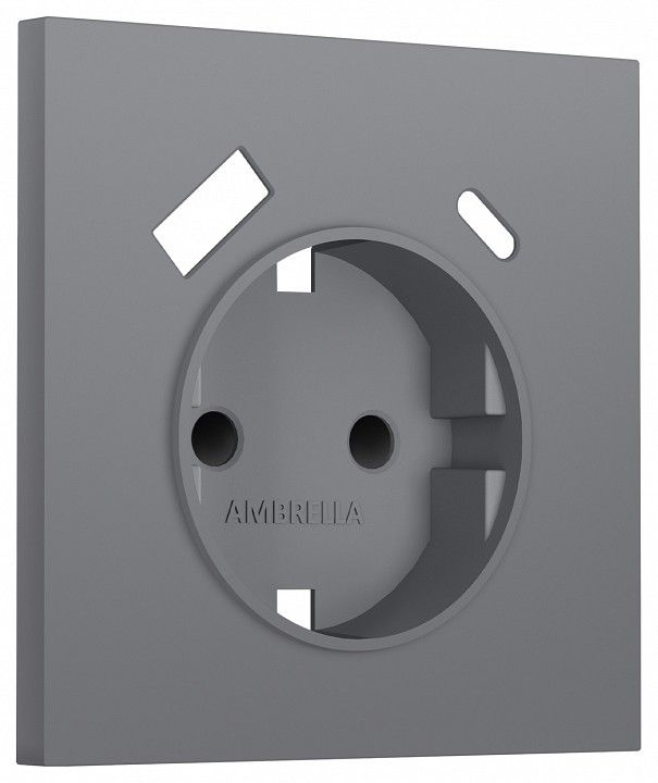 Накладка для розетки с заземлением и со шторками и 2хUSB type A и C Ambrella Volt SIGMA SP8700