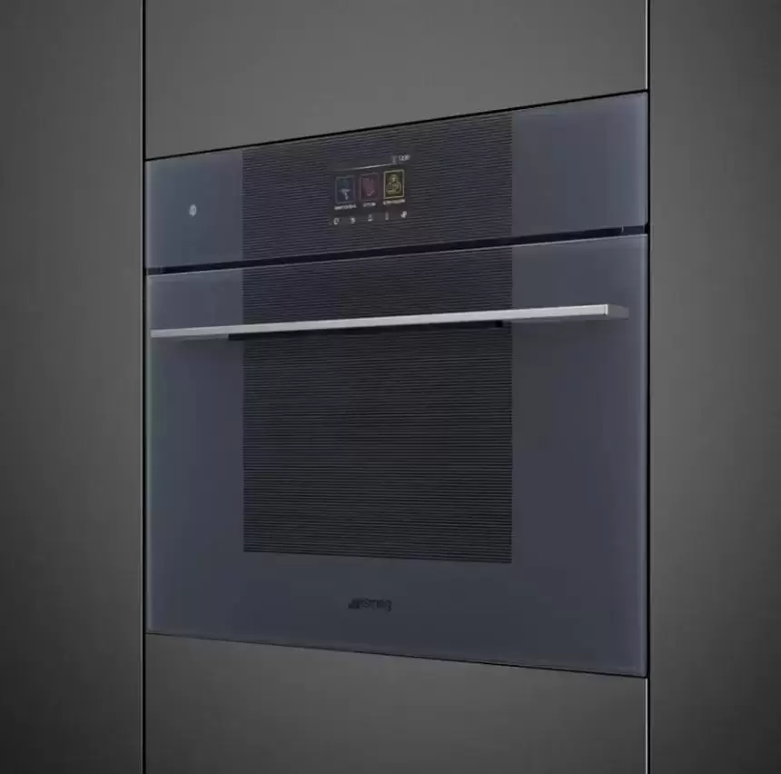 Компактный духовой шкаф с пароваркой шкаф Smeg SO4104APG