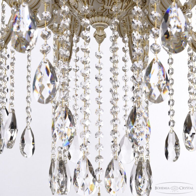 Подвесная люстра Bohemia Ivele Crystal AL7901 AL79101/10+5/250/2D B WMG P1 U Line
