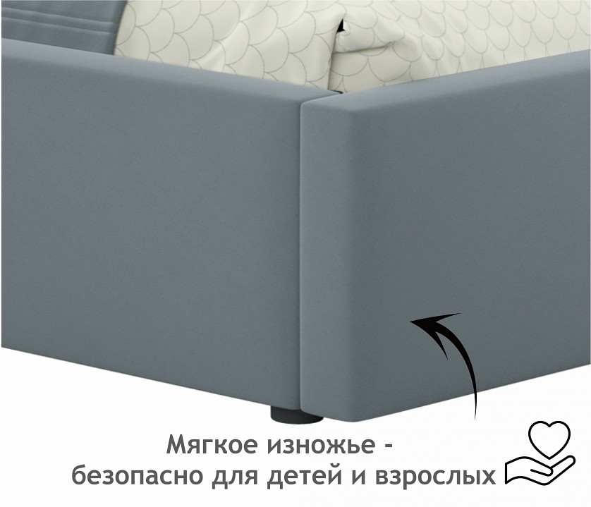 Кровать полутораспальная Bonna 2000x1200