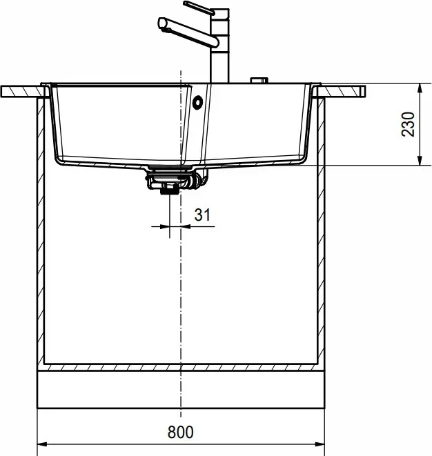 Мойка Franke UBG 610-72 снежно-белый