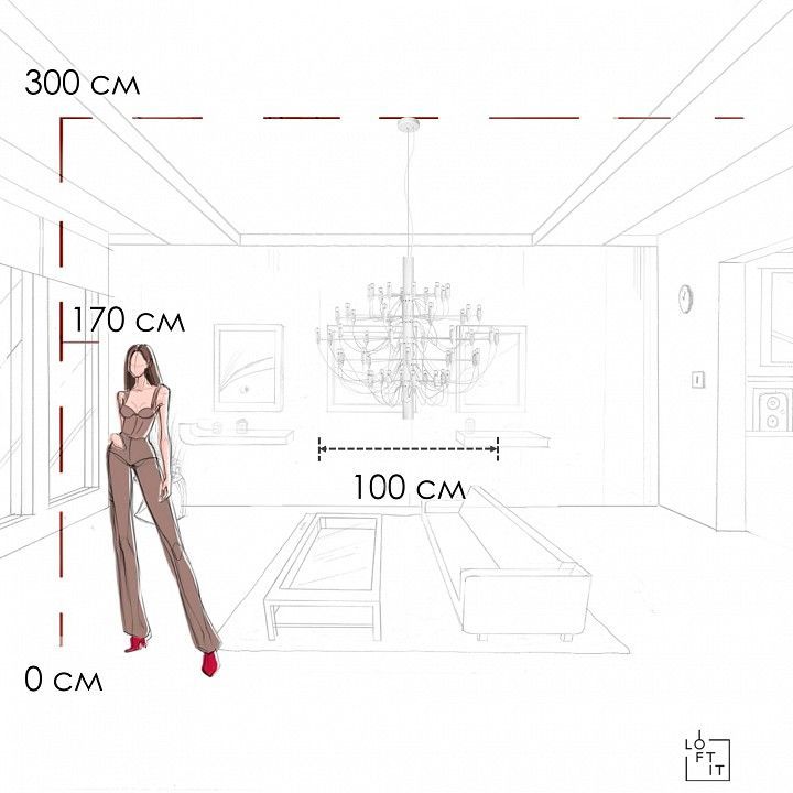 Подвесная люстра Loft it Gino 10196/1000 White