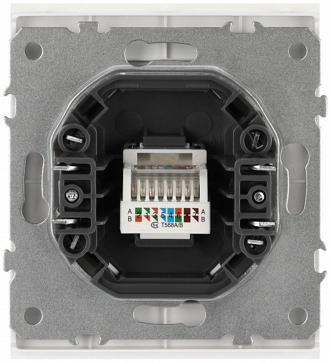 Розетка Ethernet RJ-45 без рамки Эра Arktik 16-3107-01