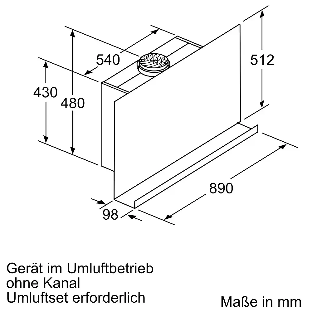 Вытяжка Neff D95FRW1S2