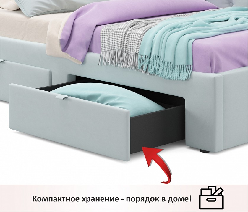 Кровать односпальная Afelia