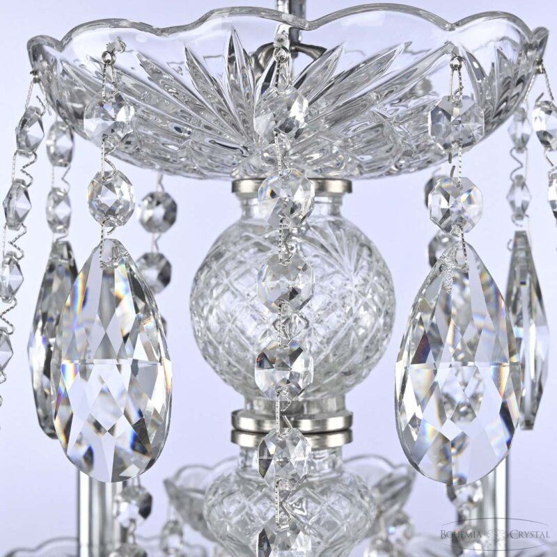 Подвесная люстра Bohemia Ivele Crystal 119 119/10+5/240 Ni