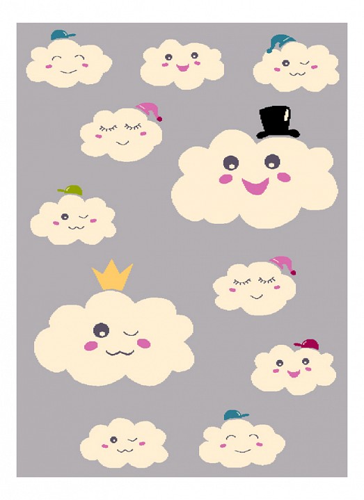 Ковер детский (133x180 см) Funky Top